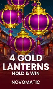 4 Gold Lanterns Hold Win